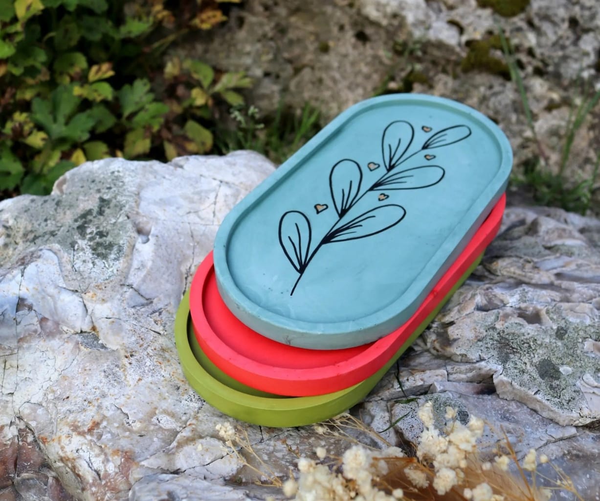 Article fabrication jesmonite