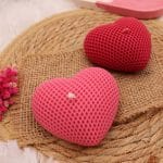 Coeurs en bougies, Saint-Valentin