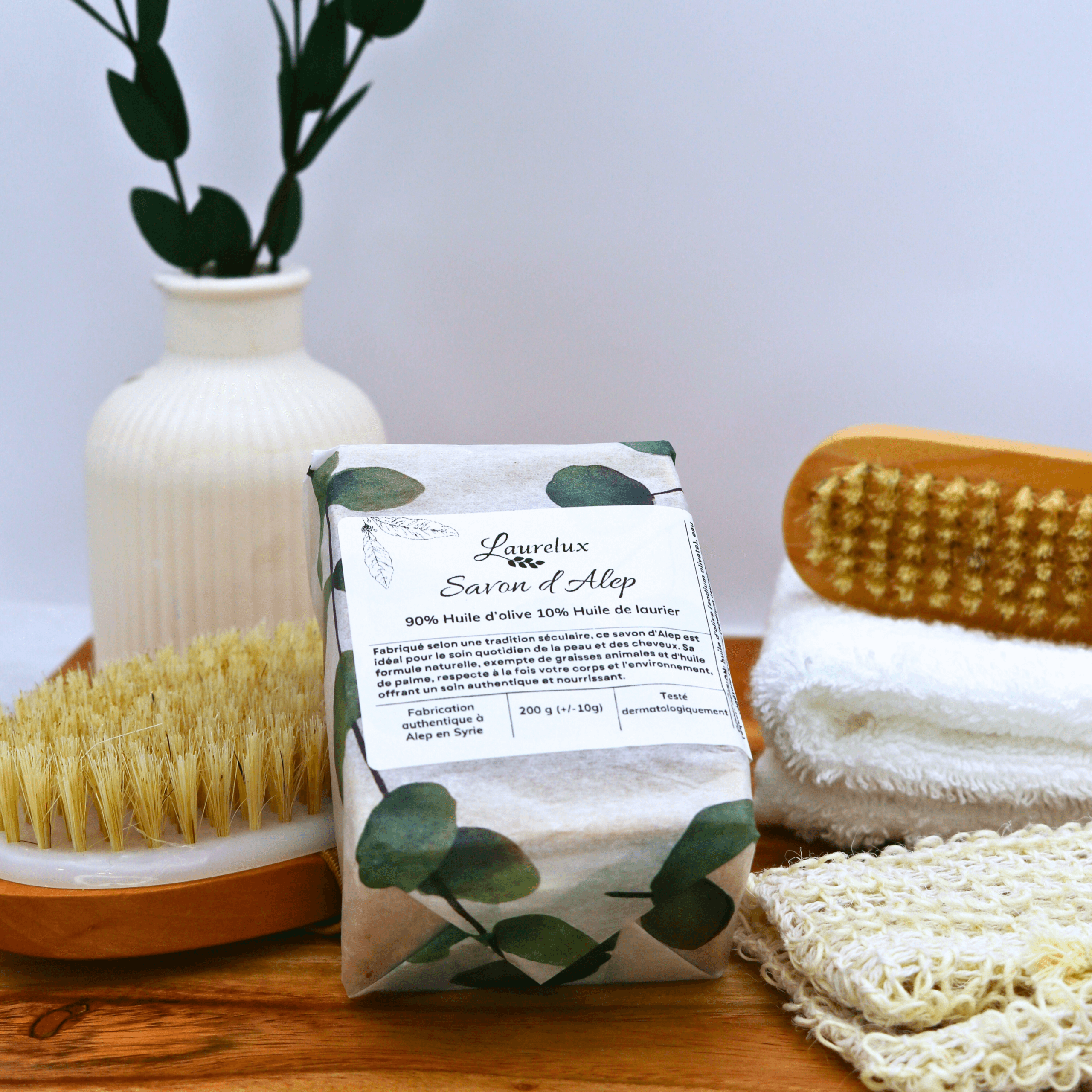 Savon d'Alep10% laurelux 1 Savon d'Alep10% laurelux 1