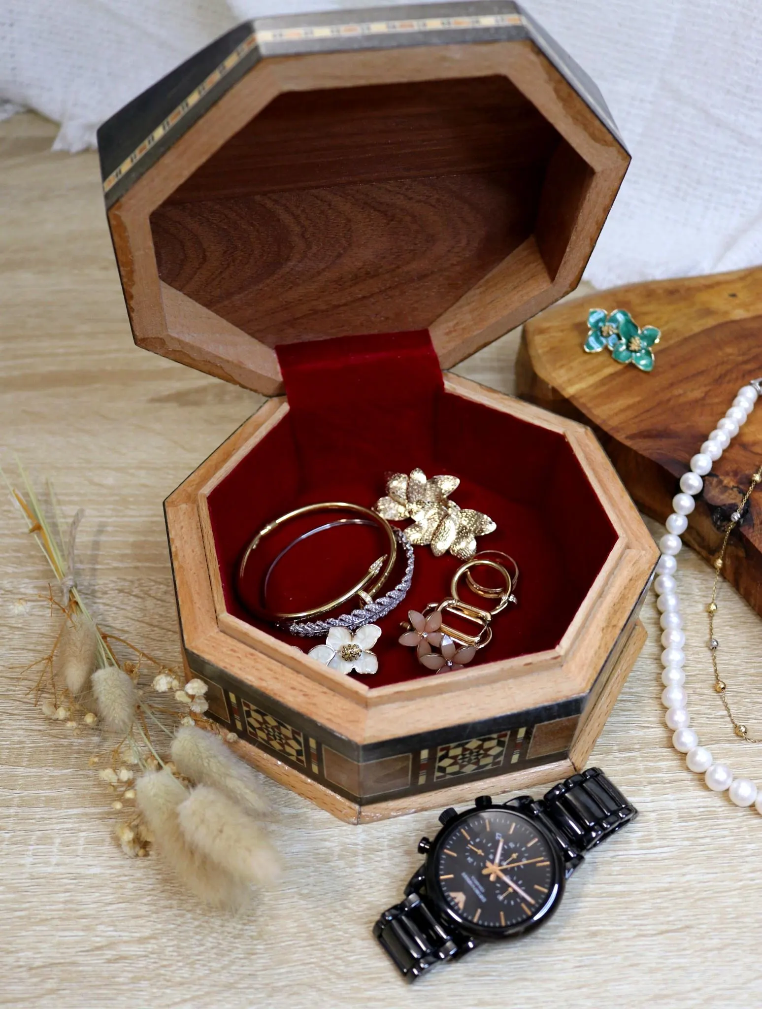 il_fullxfull.6716216566_fyot Boîte à bijoux octogonale