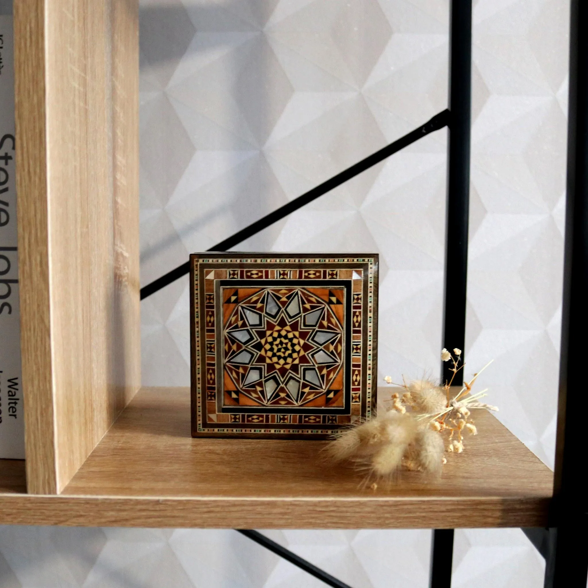 Boîte à bijoux carrée