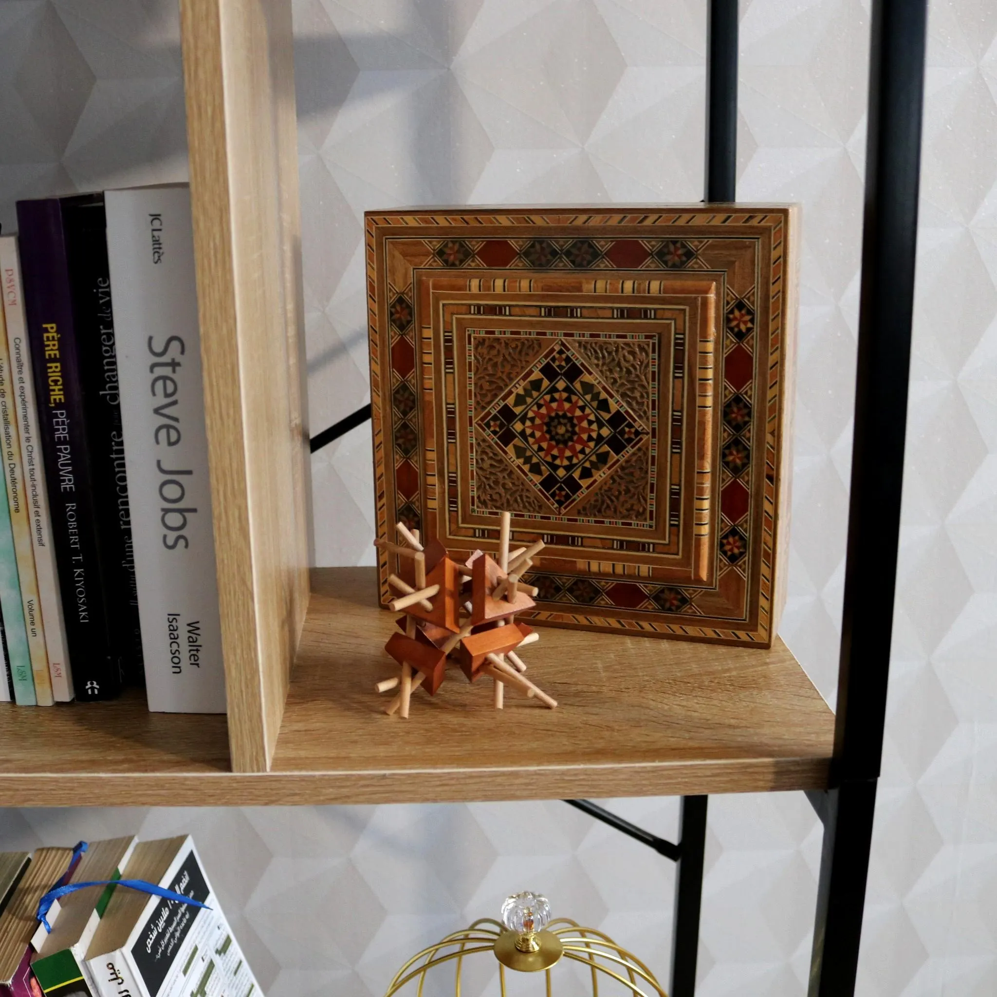 Grande boîte en marqueterie syrienne