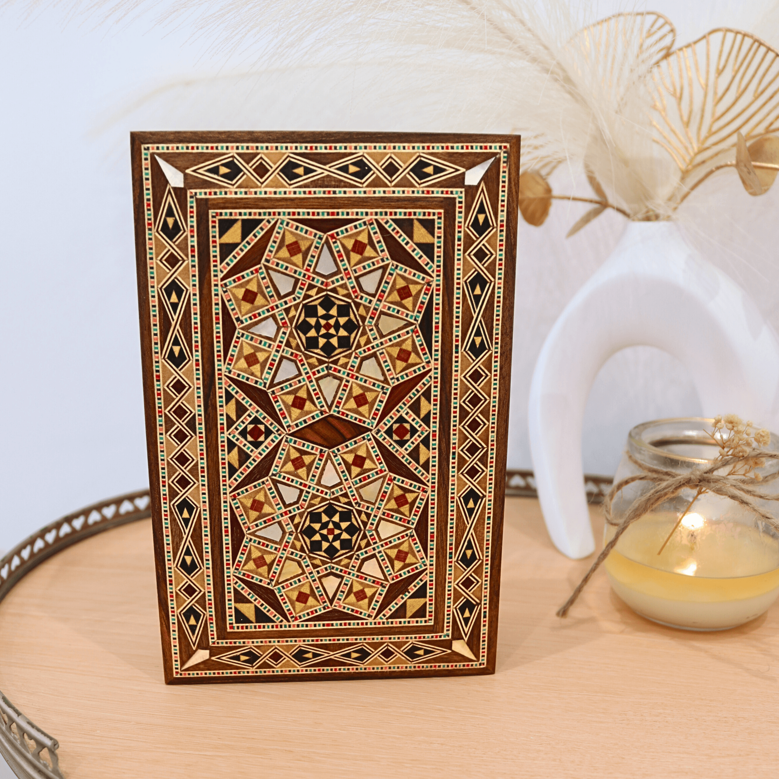 boîte en marqueterie rectangulaire 1