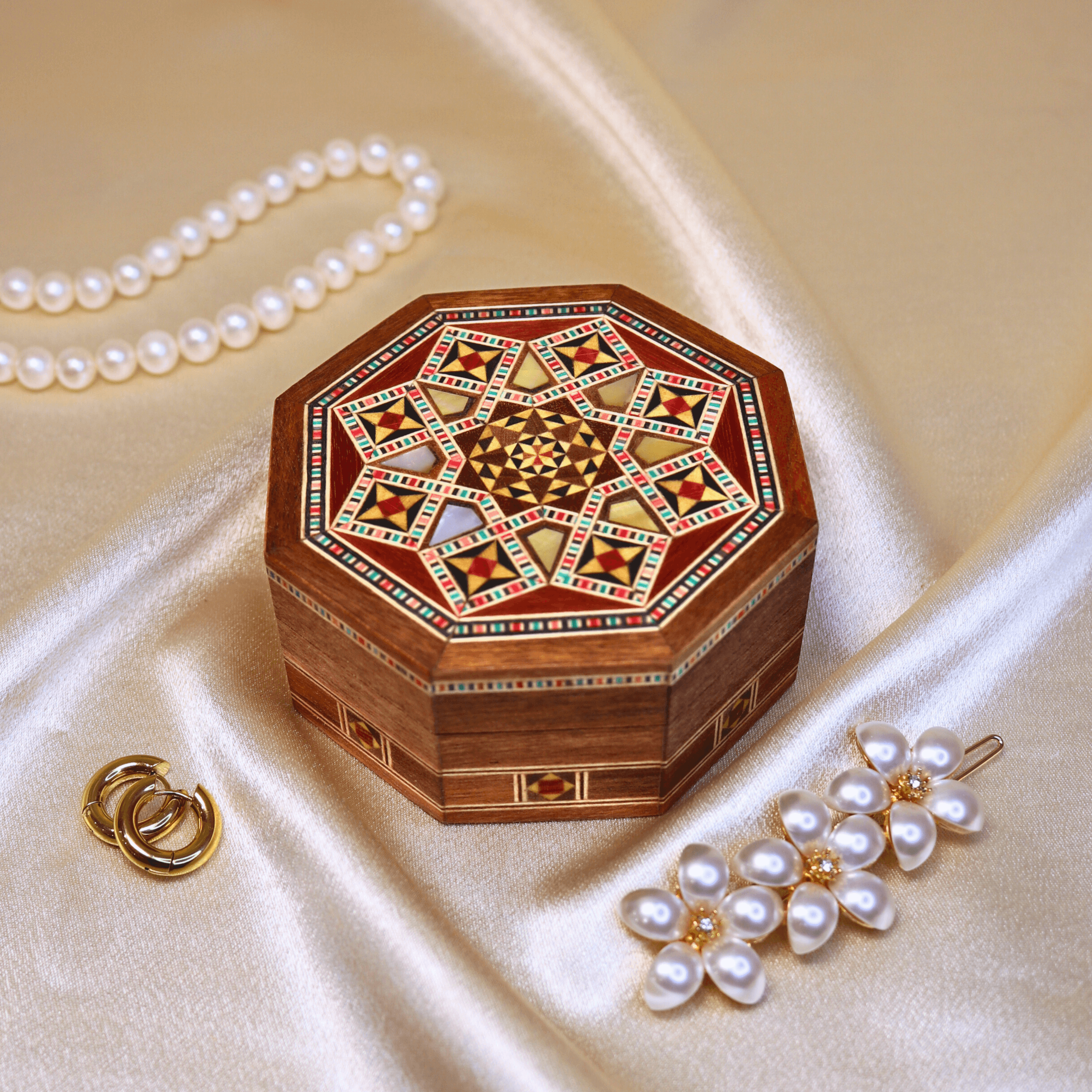 Petite Boîte à mosaïque octogonale 4