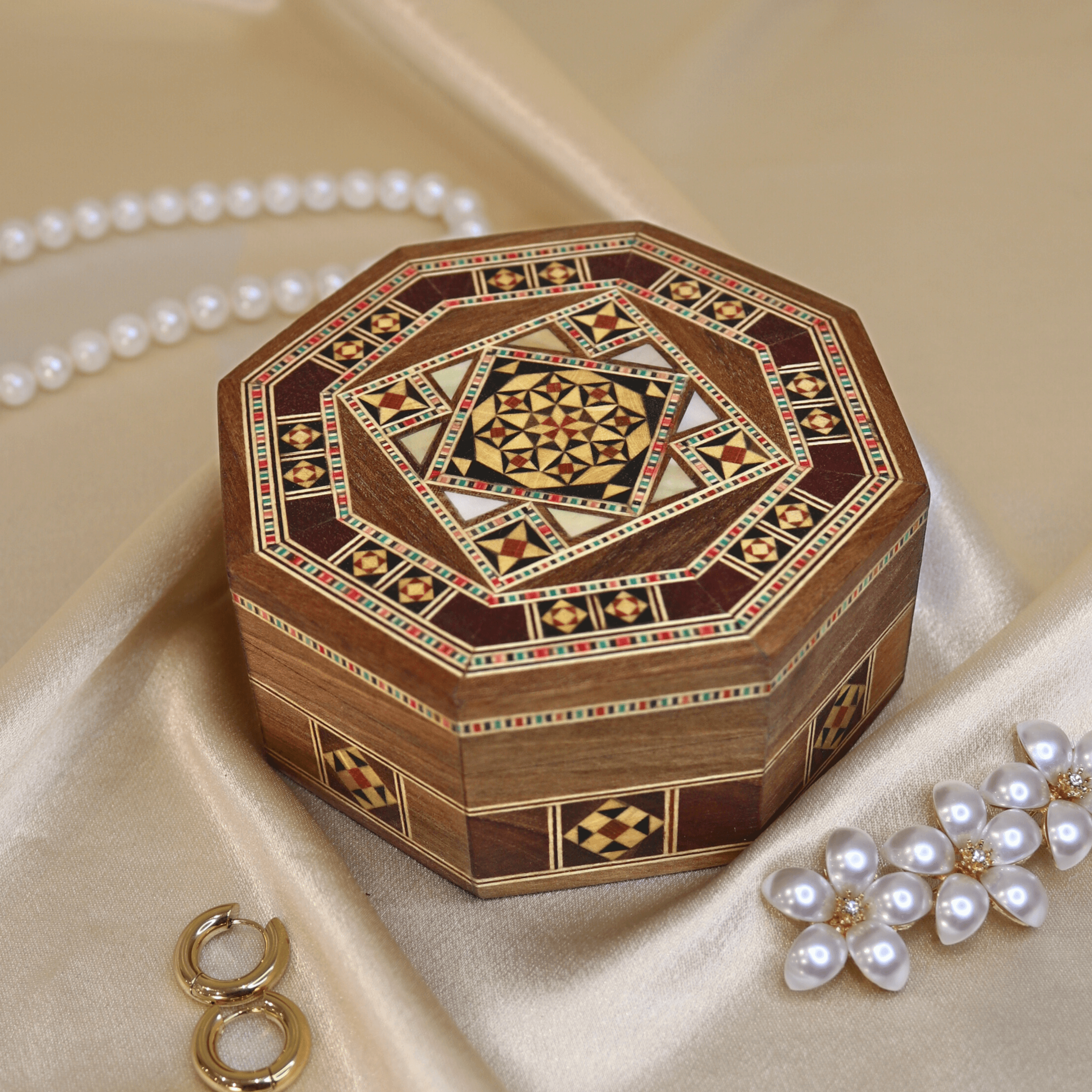 Moyenne boîte à mosaïque octogonale Moyenne boîte à mosaïque octogonale