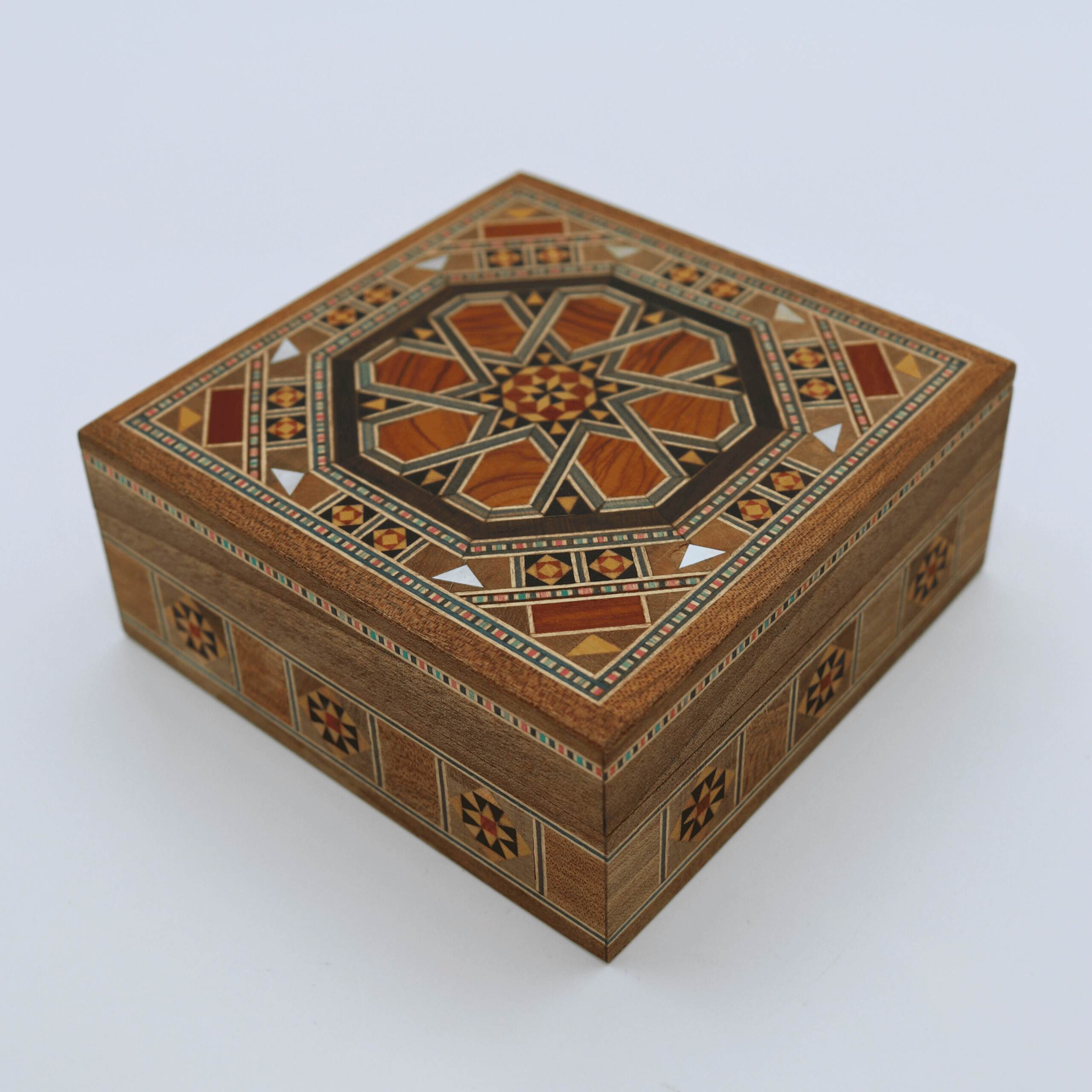 Boîte à mosaïque carrée