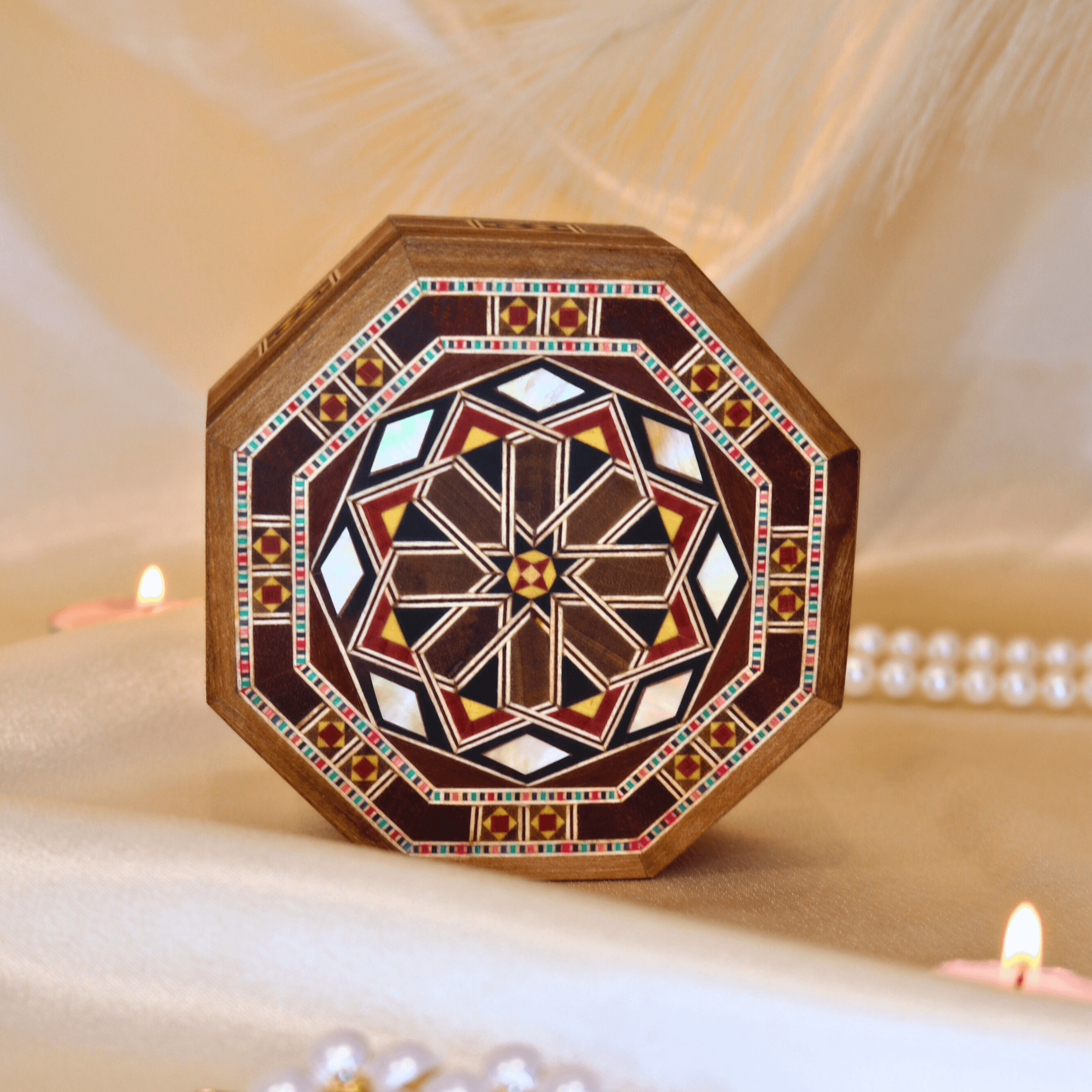 Boîte à bijoux octogonale 5