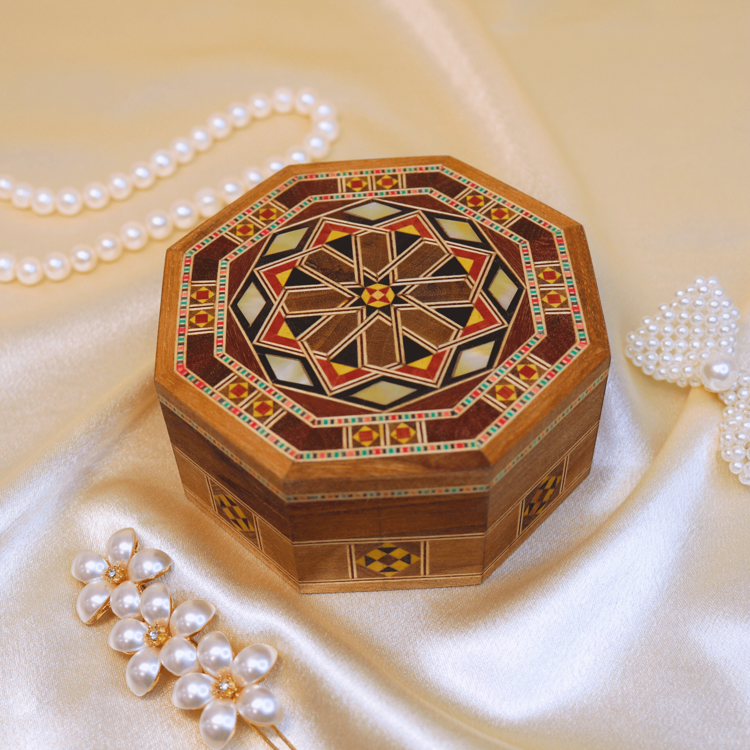 Boîte à bijoux octogonale 1