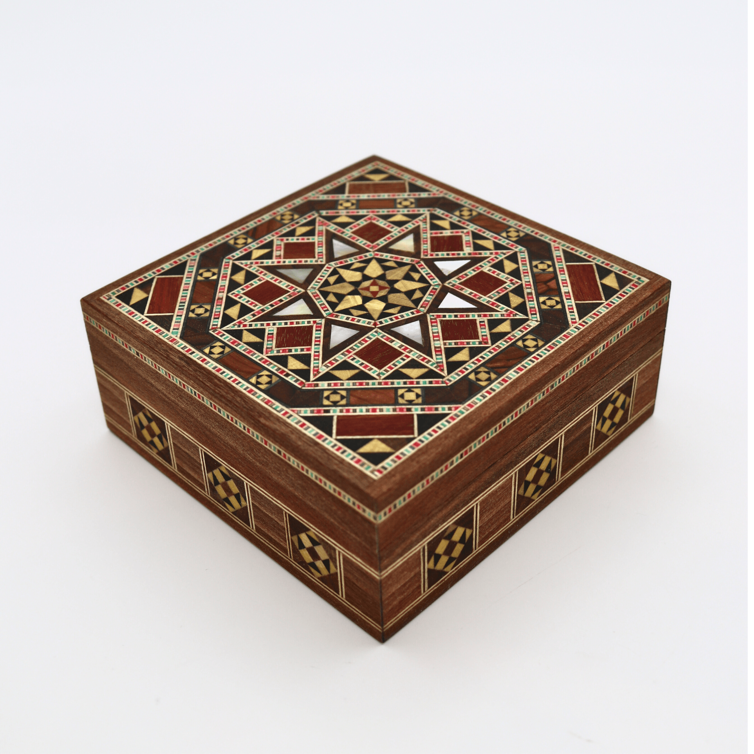 Moyenne boîte en bois carrée 2