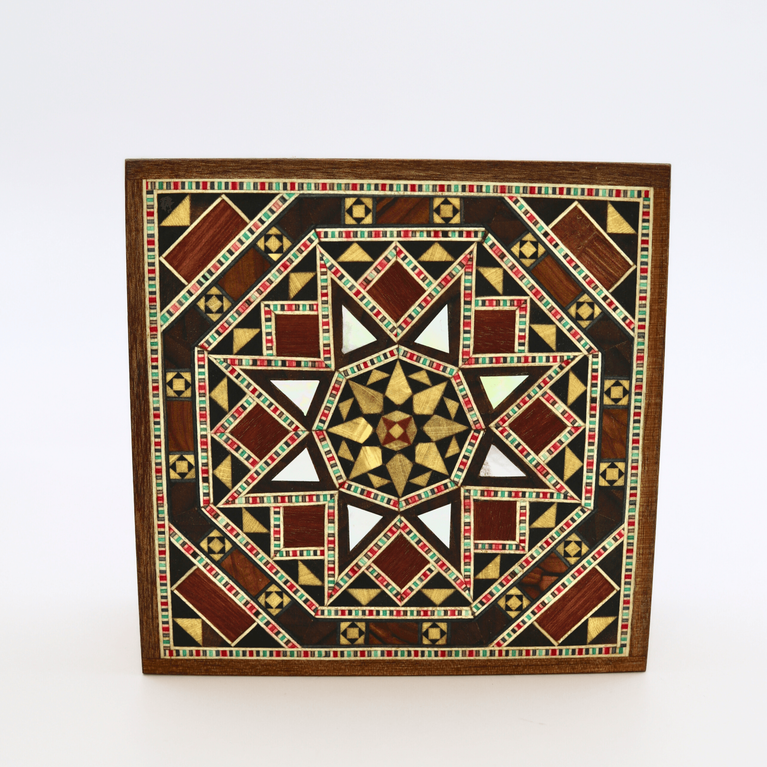 Moyenne boîte en bois carrée 3