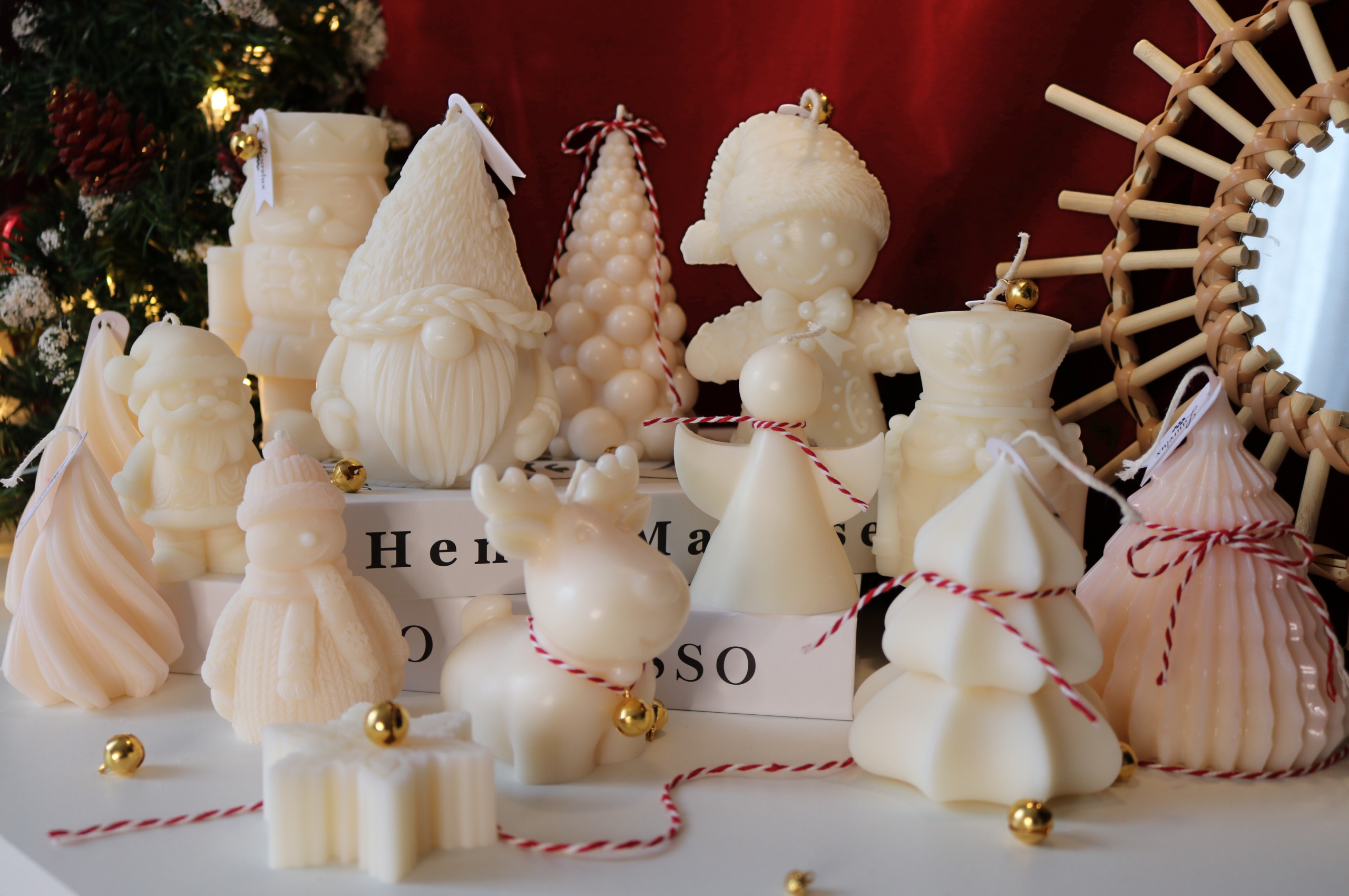 La collection des bougies de Noël