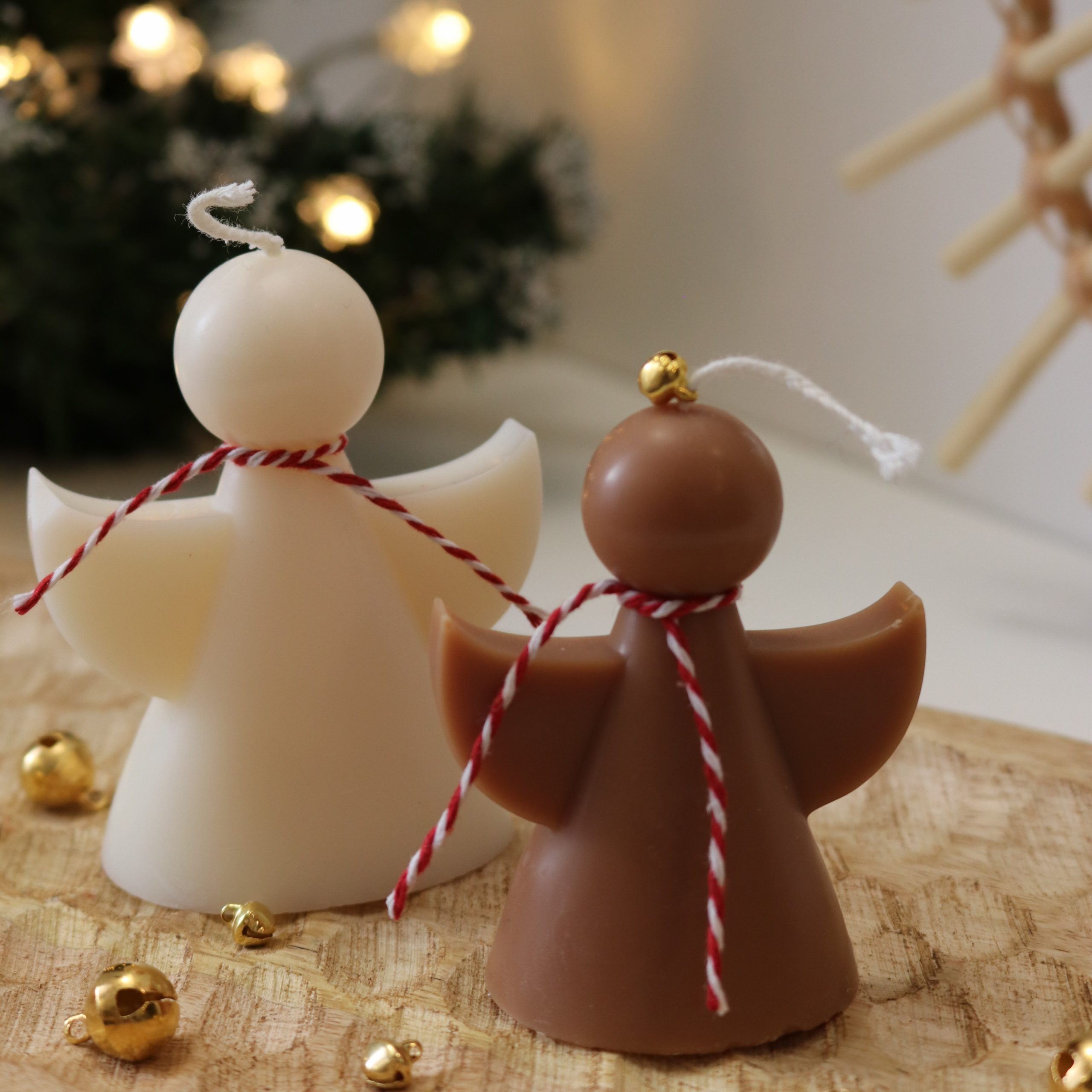 Bougie en forme d'ange