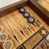 Coffret jeux marqueterie Prestige 3-en-1 (Échecs, Dames, Backgammon)