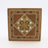 Boite-marqueterie-bois-precieux-haute-definition Boîte en marqueterie carrée - Bois précieux et nacre